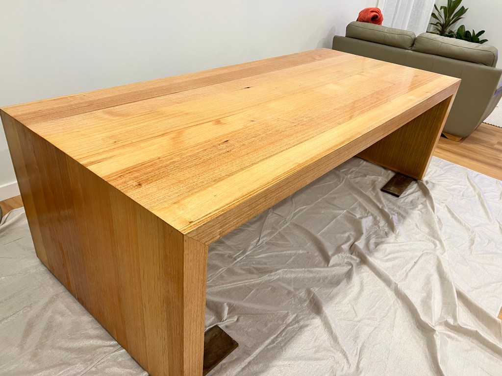 Sanded and Oiled Tasmanian Oak Dining Dable